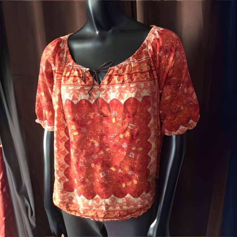 Sonoma Life + Style summer top- petite L